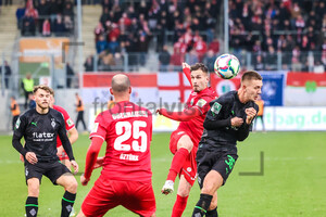 Fabian Holthaus, Torben Müsel Rot-Weiß Oberhausen vs. Borussia Mönchengladbach U23 03.12.2022