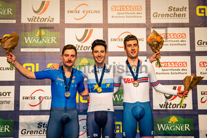 CONSONNI Simone, THOMAS Benjamin, PERRETT William: UEC Track Cycling European Championships – Grenchen 2023