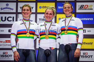 GRABOSCH Pauline Sophie, HINZE Emma, FRIEDRICH Lea Sophie: UCI Track Cycling World Championships 2020