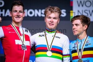 KÜNG Stefan, FOSS Tobias S, EVENEPOEL Remco: UCI Road Cycling World Championships 2022