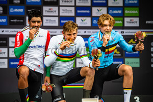 MORGADO Antonio, HERZOG Emil, VAN MECHELEN Vlad: UCI Road Cycling World Championships 2022
