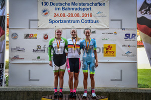 OSTLER Lena, BRAUßE Franziska, TEUTENBERG Lea Lin: Track German Championships 2016