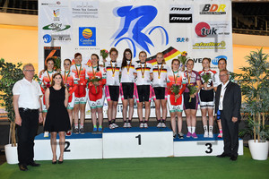 Sparkassen Girlsteam Leipzig - MANGERTSEDER-WRSV 1 - Team MIX 1: DM Bahn 2015 - Tag 3