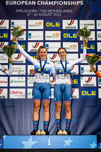 COUZENS Millie, BACKSTEDT Zoe: UEC Track Cycling European Championships (U23-U19) – Apeldoorn 2021