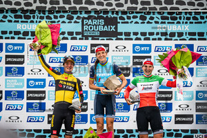 VOS Marianne, DEIGNAN Elizabeth, LONGO BORGHINI Elisa: Paris - Roubaix - Femmes