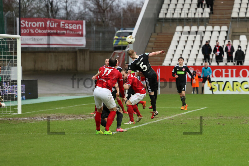 Rot-Weiss Essen vs. Fortuna Düsseldorf 2 Spielfotos 06-02-2022 