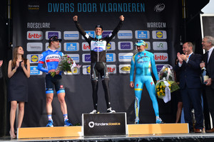 Tyler Farrar, Niki Terpstra, Borit Bozic: 69. Dwars Door Vlaanderen 2014