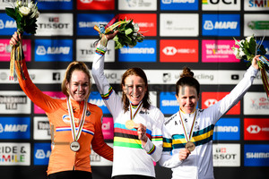 VAN DER BREGGEN Anna, VAN VLEUTEN Annemiek, SPRATT Amanda: UCI Road Cycling World Championships 2019
