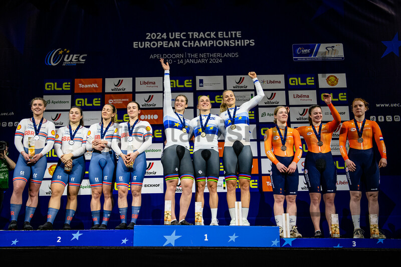 Great Britain, Germany, Netherlands: UEC Track Cycling European Championships – Apeldoorn 2024 