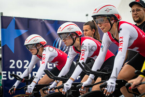LIEHNER Lara, SOLÈR Chiara, STÄDLER Sirin: UEC Road Cycling European Championships - Drenthe 2023
