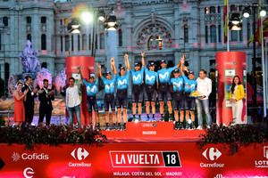 Movistar Team: Vuelta a EspaÃ±a 2018 - 2. Stage