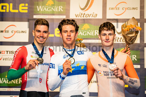 OLIVEIRA Rui Felipe, TEUTENBERG Tim Torn, HEIJNEN Philip: UEC Track Cycling European Championships – Grenchen 2023
