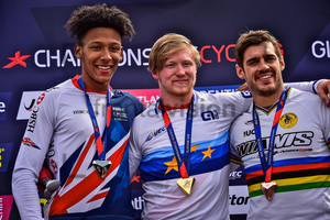 WHYTE Kye, EVANS Kyle, ANDRE Sylvain: UEC European Championships 2018 – BMX