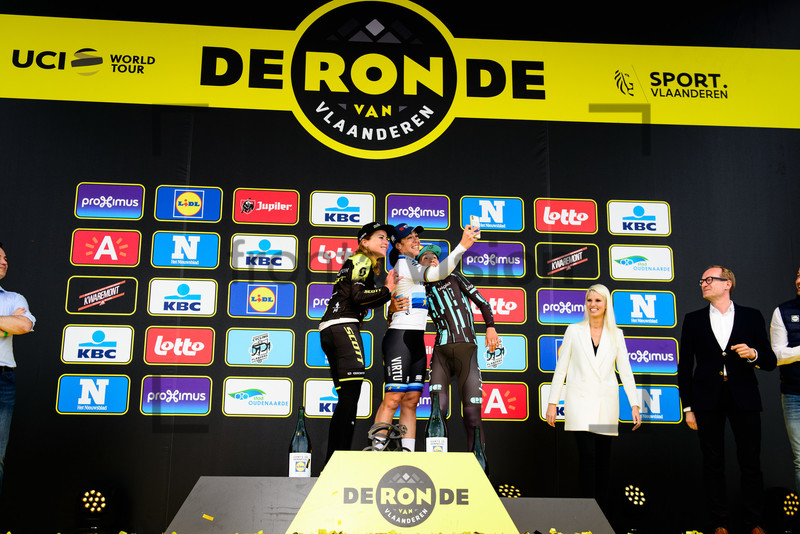 VAN VLEUTEN Annemiek, BASTIANELLI Marta, LUDWIG Cecilie Uttrup: Ronde Van Vlaanderen 2019 