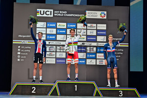MCNULTY Brandon, BJERG Mikkel, ERMENAULT Corentin: UCI Road Cycling World Championships 2017 – ITT Men U23