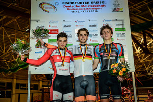 BRÜCKNER Rico, MÜNSTERMANN Per Christian, AMBROSIUS Carlos: Track German Championships - Omnium 2016