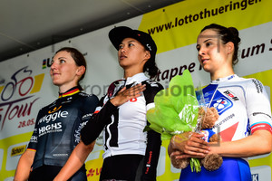 BRENNAUER Lisa, RIVERA Coryn, FOURNIER Roxane: 31. Lotto Thüringen Ladies Tour 2018 - Stage 3