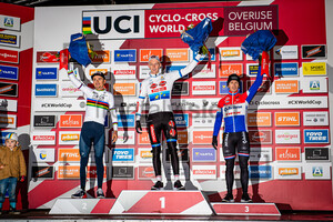 PIDCOCK Thomas, VANTHOURENHOUT Michael, VAN DER HAAR Lars: UCI Cyclo Cross World Cup - Overijse 2022