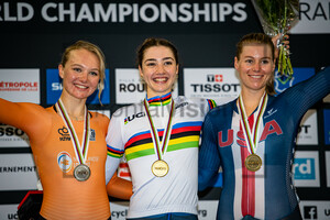 VAN DER DUIN Maike, FIDANZA Martina, VALENTE Jennifer: UCI Track Cycling World Championships – Roubaix 2021