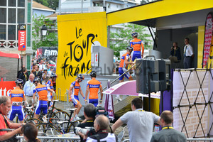 Team Rabobank: start 8. stage