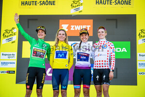 VOS Marianne, VAN VLEUTEN Annemiek, VAN ANROOIJ Shirin, VOLLERING Demi: Tour de France Femmes 2022 – 8. Stage