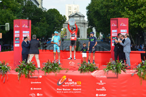 Vincenzo Nibali, Christopher Horner, Alejandro Valverde: Vuelta a Espana, 21. Stage, From Leganes To Madrid