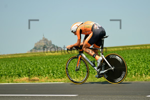 Juan Jose Oroz: 11. Stage, ITT from Avranches to Le Mont Saint Michel