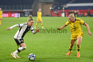 Svenja Huth, Jonna Andersson Frauen-Länderspiel Deutschland Schweden 21.02.2023