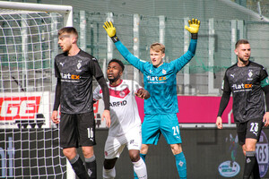 Daniel Heber Rot-Weiss Essen vs. Borussia Mönchengladbach Spielszenen 20-03-2021