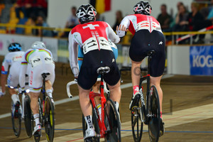 Tristan Marguet, Claudio Imhof: UEC Track Cycling European Championships, Netherlands 2013, Apeldoorn, Madison, Qualifying, Men