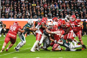 Potsdam Royals vs. Schwäbisch Hall Unicorns German Bowl Spielfotos 08.10.2022