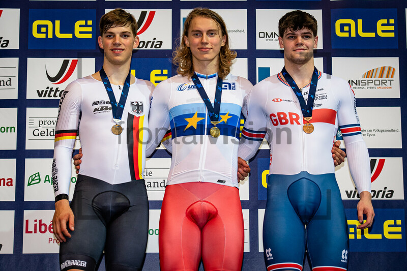 WEINRICH Willy Leonhard, KALACHNIK Nikita, LEDINGHAM HORN Harry: UEC Track Cycling European Championships (U23-U19) – Apeldoorn 2021 