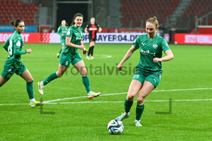 Annika Enderle Viertelfinale Frauen DFB Pokal Bayer Leverkusen - SGS Essen Spielfotos 05.03.2024
