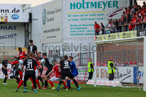 OÄŸuzhan Kefkir Tor gegen SV Rödinghausen mit Rot-Weiss Essen 07.05.2022