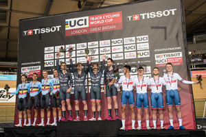 Belgium, Huub Wattbike Test Team, Great Britain: UCI Track Cycling World Cup 2018 – London
