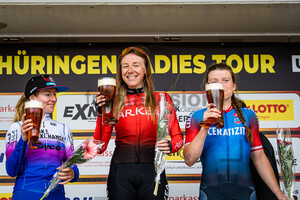 MANLY Alexandra, BIRIUKOVA Yuliia, LACH Marta: LOTTO Thüringen Ladies Tour 2022 - 5. Stage