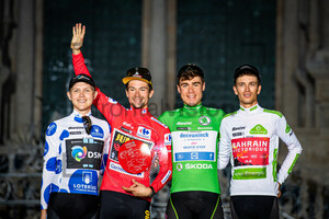 STORER Michael, ROGLIC Primoz, JAKOBSEN Fabio, MÄDER Gino: La Vuelta - 21. Stage