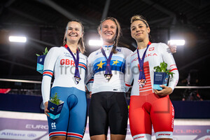 ROBERTS Jessica, STENBERG Anita Yvonne, WIELOWSKA Nikola: UEC Track Cycling European Championships – Munich 2022