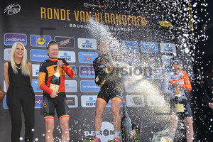 D'HOORE Jolien, LONGO BORGHINI Elisa, VAN DER BREGGEN Anna: 99. Ronde Van Vlaanderen 2015