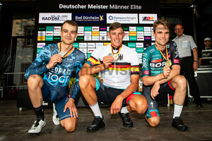 HEIDEMANN Miguel, POLITT Nils, SCHACHMANN Maximilian: National Championships-Road Cycling 2023 - ITT Elite Men