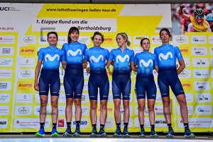 MOVISTAR TEAM WOMEN: 31. Lotto Thüringen Ladies Tour 2018 - Stage 1