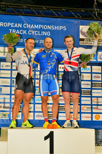 Robert Foerstemann, Denis Dmitriev, Jason Kenny: UEC Track Cycling European Championships, Netherlands 2013, Apeldoorn, Sprint, Qualifying and Finals, Men
