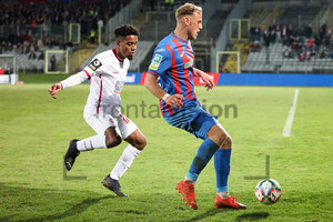 Aurel Loubongo, Durim Berisha Wuppertaler SV vs. Rot-Weiss Essen 01.03.2023