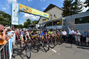 Start: Thüringen Rundfahrt der Frauen 2015 - 2. Stage