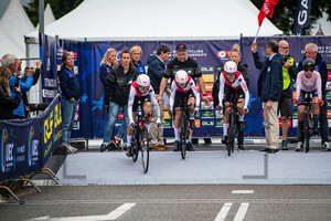 LIEHNER Lara, SOLÈR Chiara, STÄDLER Sirin: UEC Road Cycling European Championships - Drenthe 2023