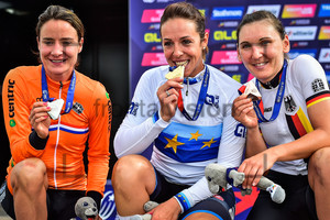 VOS Marianne, BASTIANELLI Marta, BRENNAUER Lisa: UEC European Championships 2018 – Road Cycling