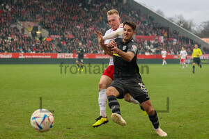 Tobias Fleckstein, Ron Berlinski Rot-Weiss Essen vs. MSV Duisburg 05.02.2023