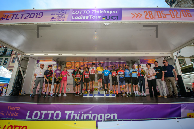 All Leader Jerseys: Lotto Thüringen Ladies Tour 2019 - 6. Stage 