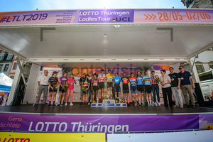 All Leader Jerseys: Lotto Thüringen Ladies Tour 2019 - 6. Stage