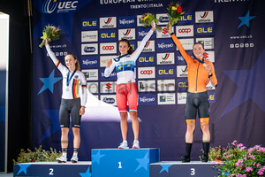 NIEDERMAIER Antonia, IVANCHENKO Alena, UIJEN Elise: UEC Road Cycling European Championships - Trento 2021